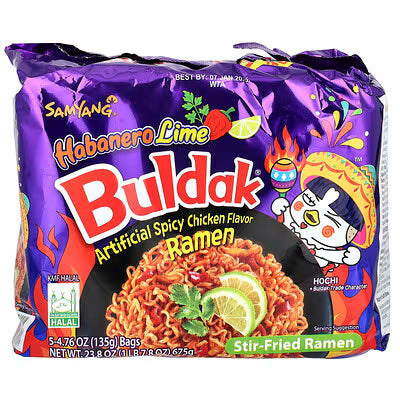 Buldak Spicy Chicken Habanero Lime
