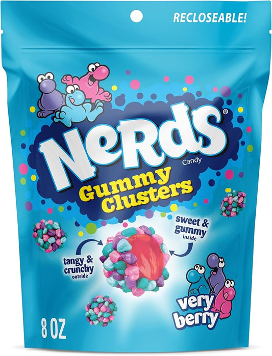 Nerds Gummy Clusters Very Berry Bolsa 226g