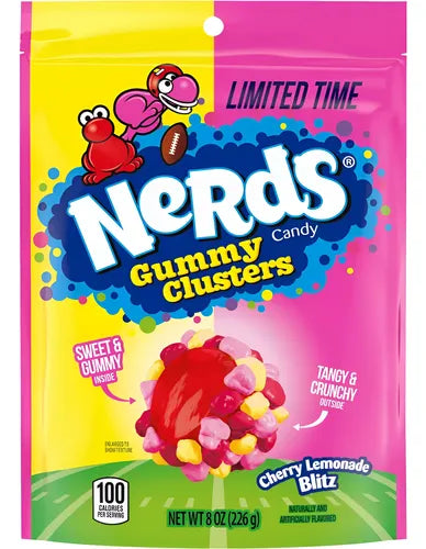 Nerds Gummy Clusters Cherry Lemonade Blitz Bolsa 226g