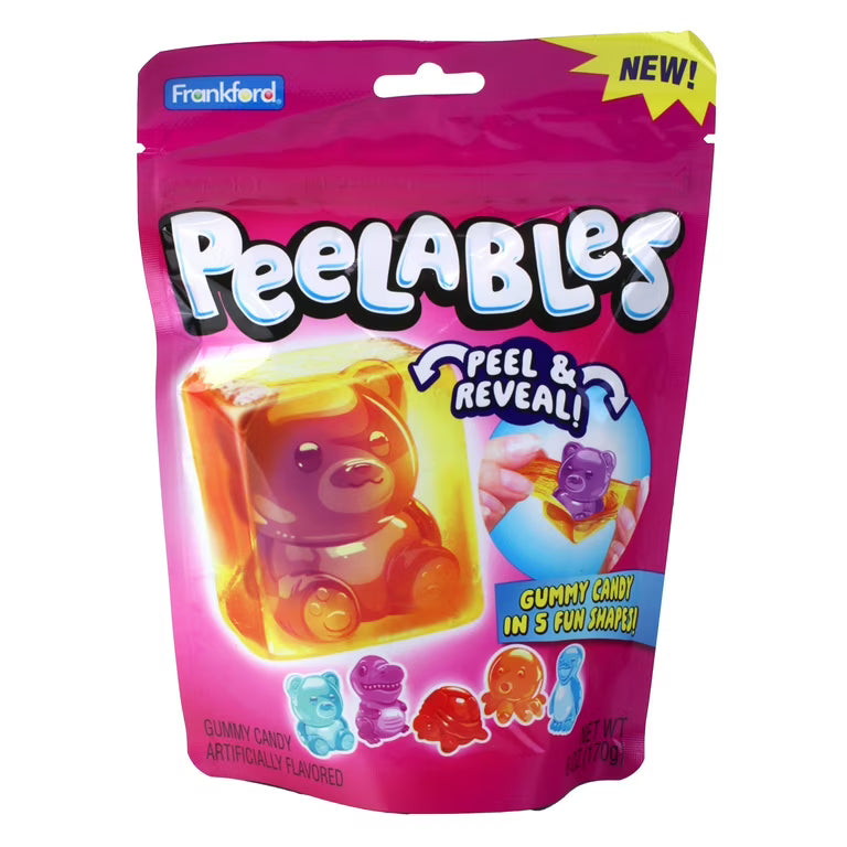 Peelables gomitas de animales 170g