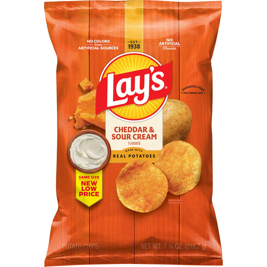 Lays Cheddar & Sour Cream 219g
