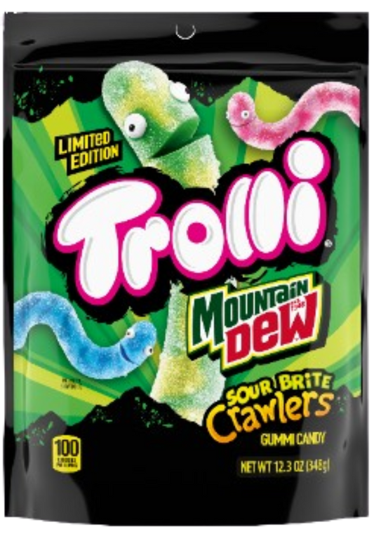 Trolli Mountain Dew Sour Brite Crawlers 348g